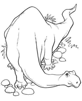 dinosaur coloring page