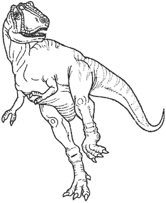 dinosaur coloring page