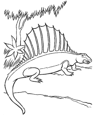 dinosaur coloring page