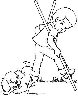 dog coloring page