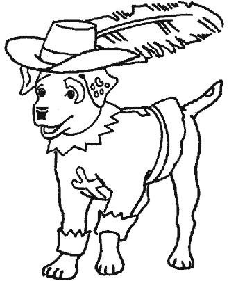 wishbone coloring page