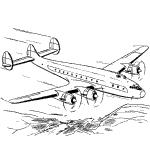 airplane coloring pages for kids