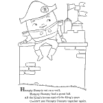 coloring pages of nursery rhymes