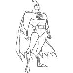 superhero cartoon coloring pages