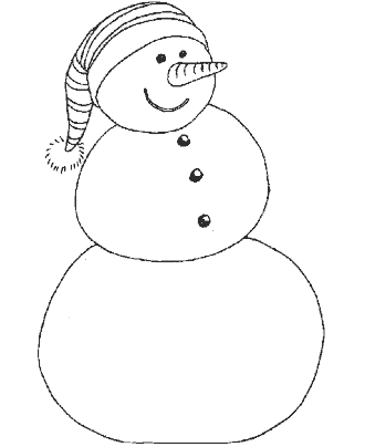 preschool christmas coloring page