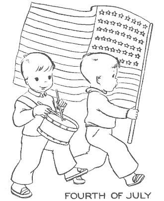 independence day coloring pages