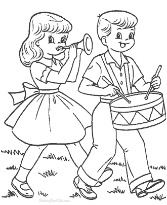 independence day coloring page