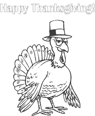 turkey coloring page